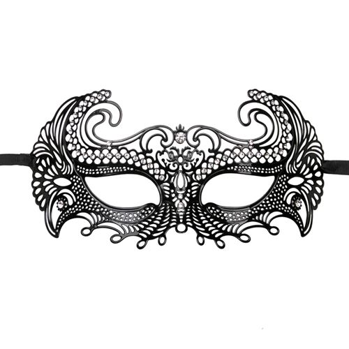 Image of Easytoys Fetish Collection Easytoys Metalen Venetiaans Masker Zwart